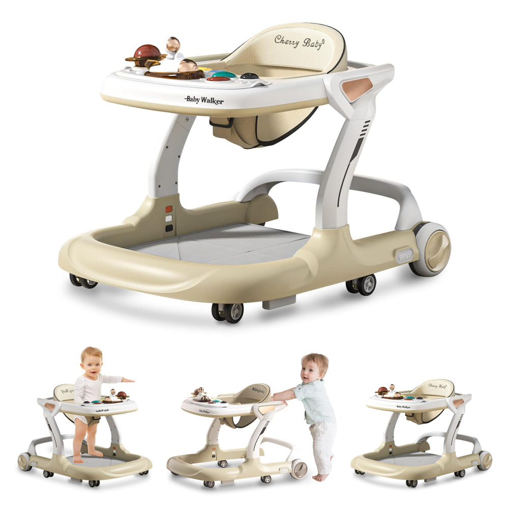 Aobalvn Music and Lights Baby Walker full view promotes active exploration and early walking.