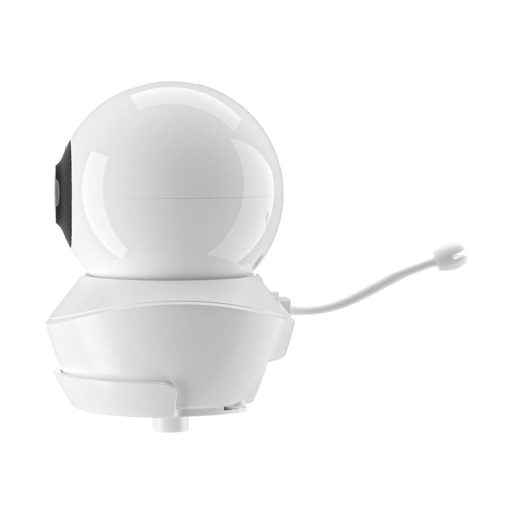 Aobelieve twist mount adjustable angle lets you see over the crib from different heights.