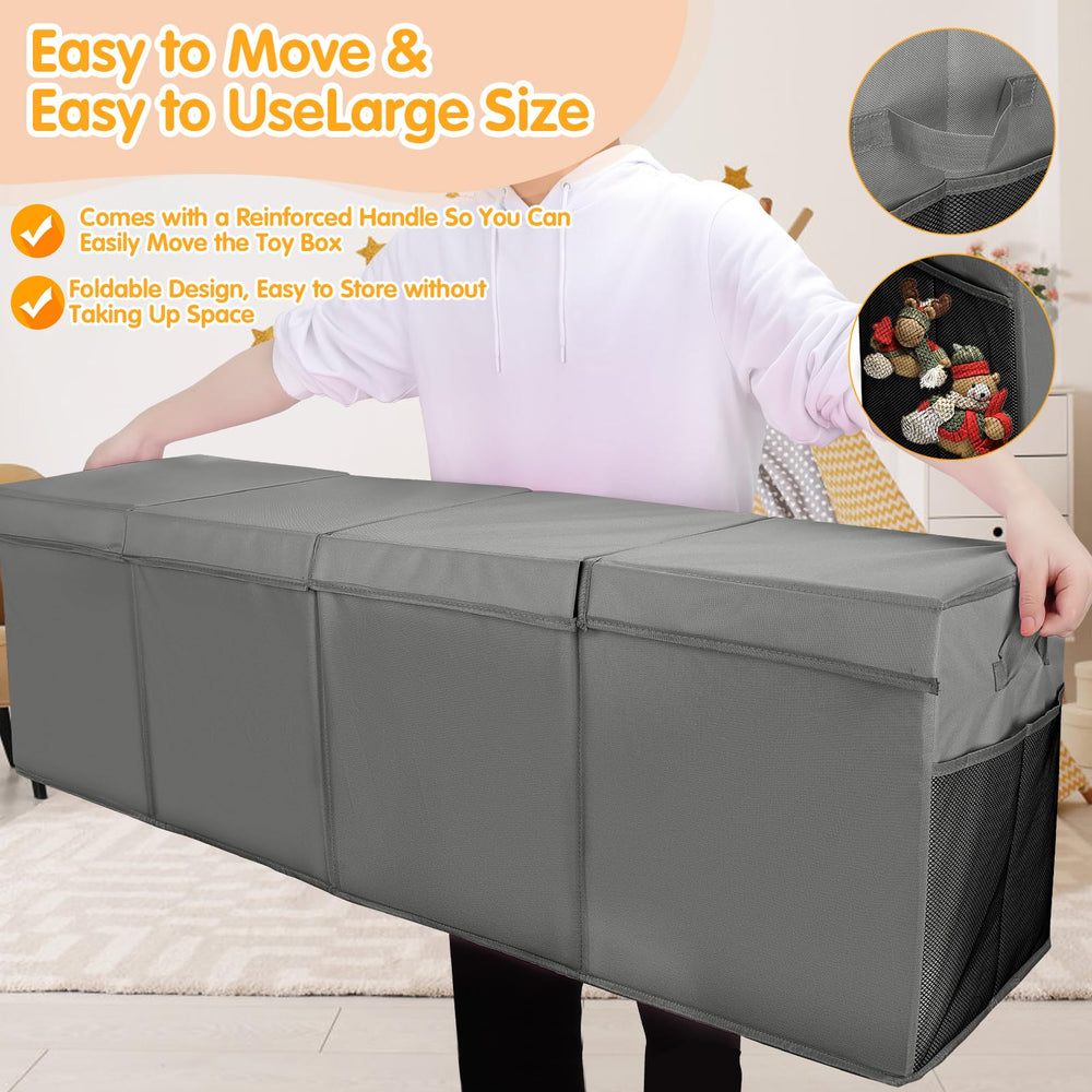 AOBOPLE toy chest in-room organization for nursery, living room, or playroom.