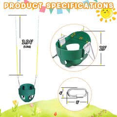 AOBOTE 66-inch detachable chain with yellow-coated section for adjustable height and safety.