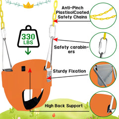 AOBOTE 66-inch chain with yellow-coated section offers adjustable height and clear visibility