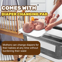 AOBOTE Bedside sleeper attached to a bed for convenient nighttime feeding