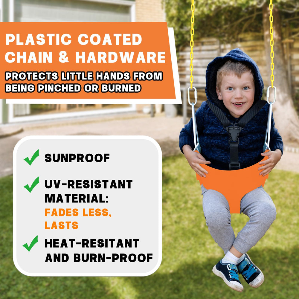 AOBOTE pink bucket seat design delivers snug, supportive seating for toddlers