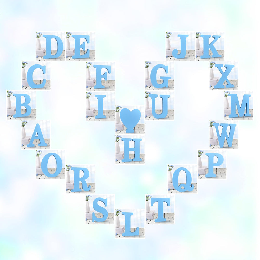AOCEAN versatile wooden letters for crafts, parties, and signage.