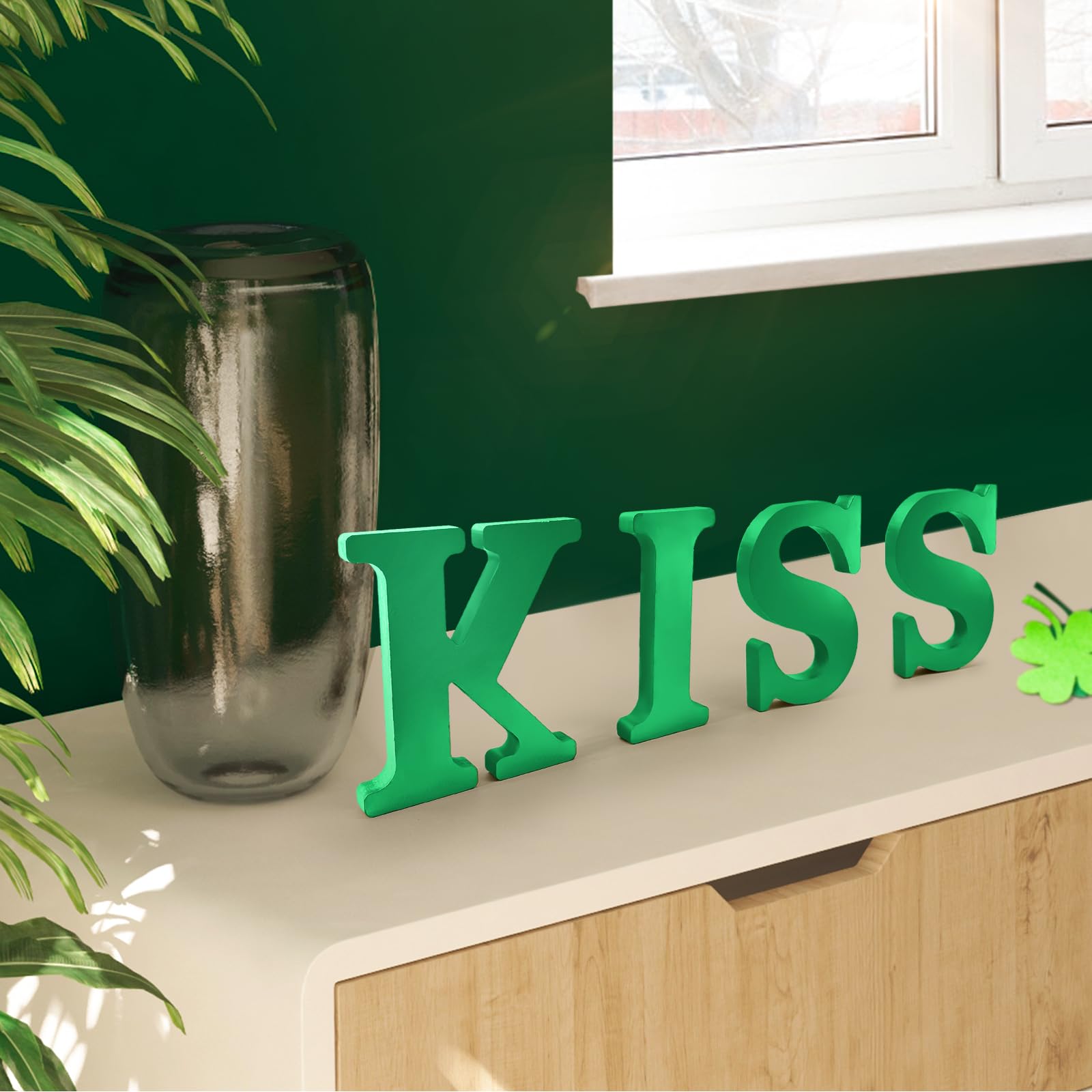 AOCEAN paintable wood letter invites personalized art, painting, and carving projects.