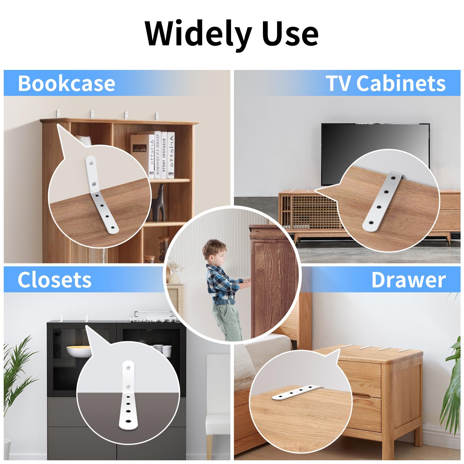 AODIOU packaging includes screws and hardware for fast installation.