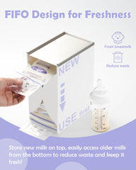AoeJarry Quick-freeze tray keeps bags flat for fast freezing and thawing.