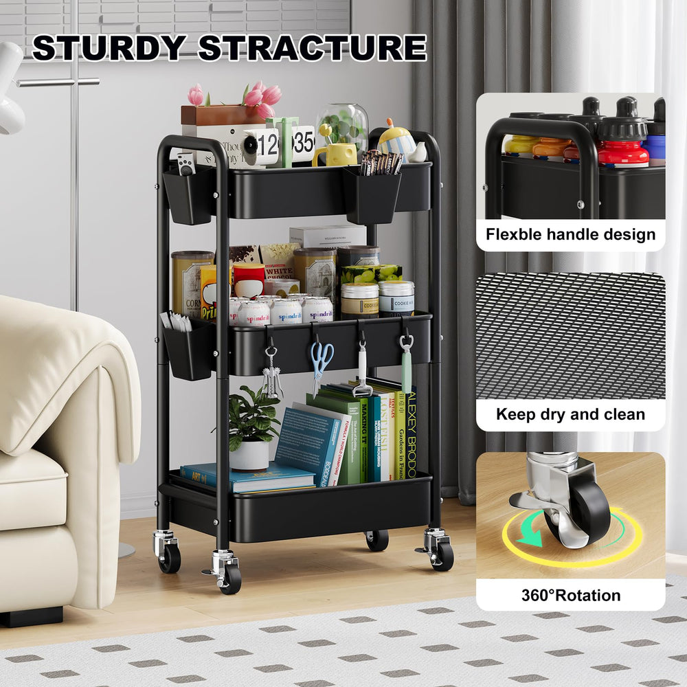 Aofure baby caddy in nursery setup doubles as versatile space saver.