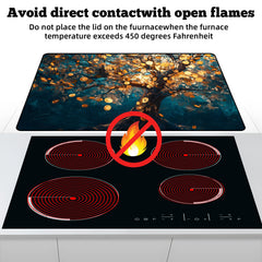 AOHMPT stove top cover doubles as a non-slip drying mat for dishes.