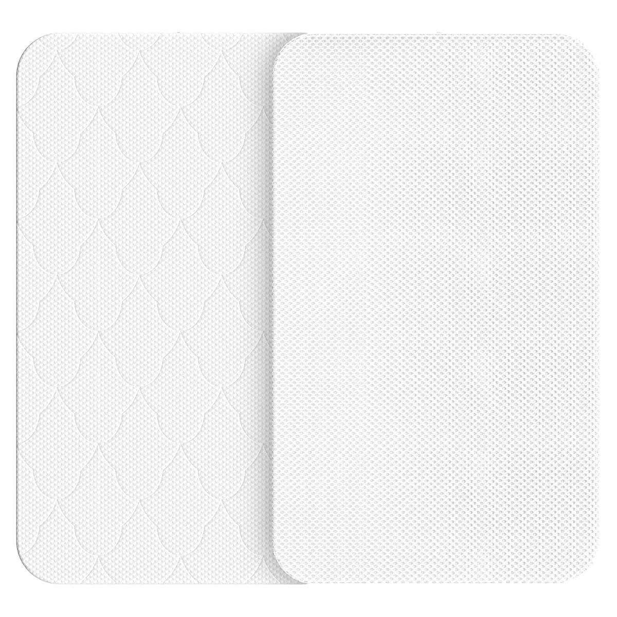 AOHWIDER bassinet mattress closeup foam shows memory foam comfort