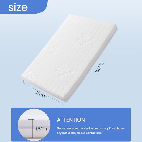 AOHWIDER dual-foam gel-memory side offers customizable comfort for baby