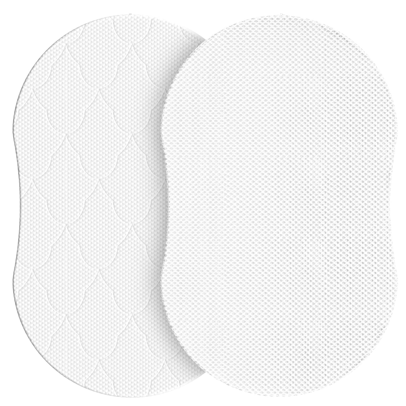 AOHWIDER oval bassinet mattress 30x18 fits Halo bassinet for safe naps.