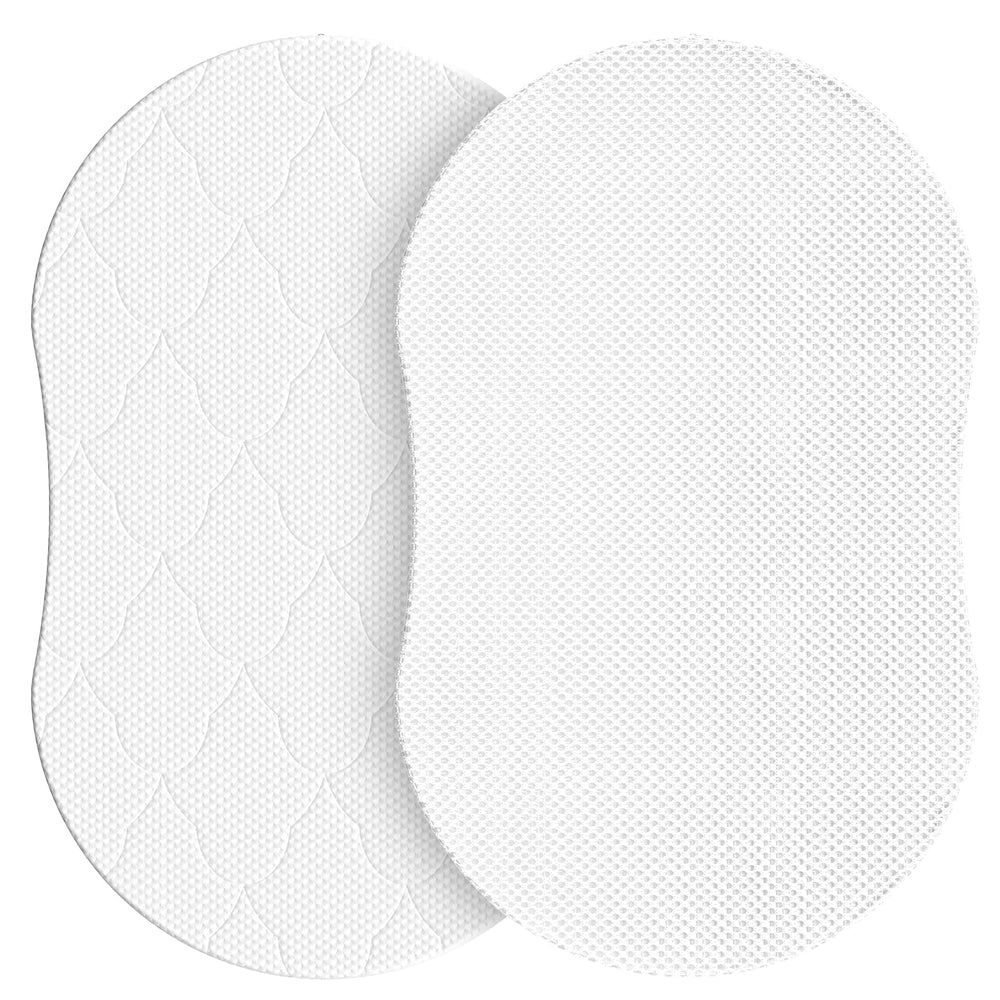 AOHWIDER oval bassinet mattress 30x18 fits Halo bassinet for safe naps.