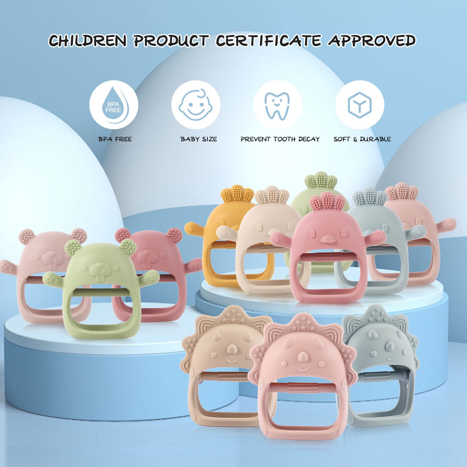 AoiSouk teether can be sterilized before first use for hygiene