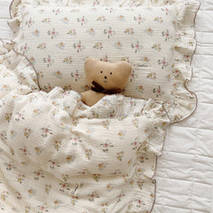 AOJIM Azalea-pattern Pillowcase—floral print enhances nursery decor