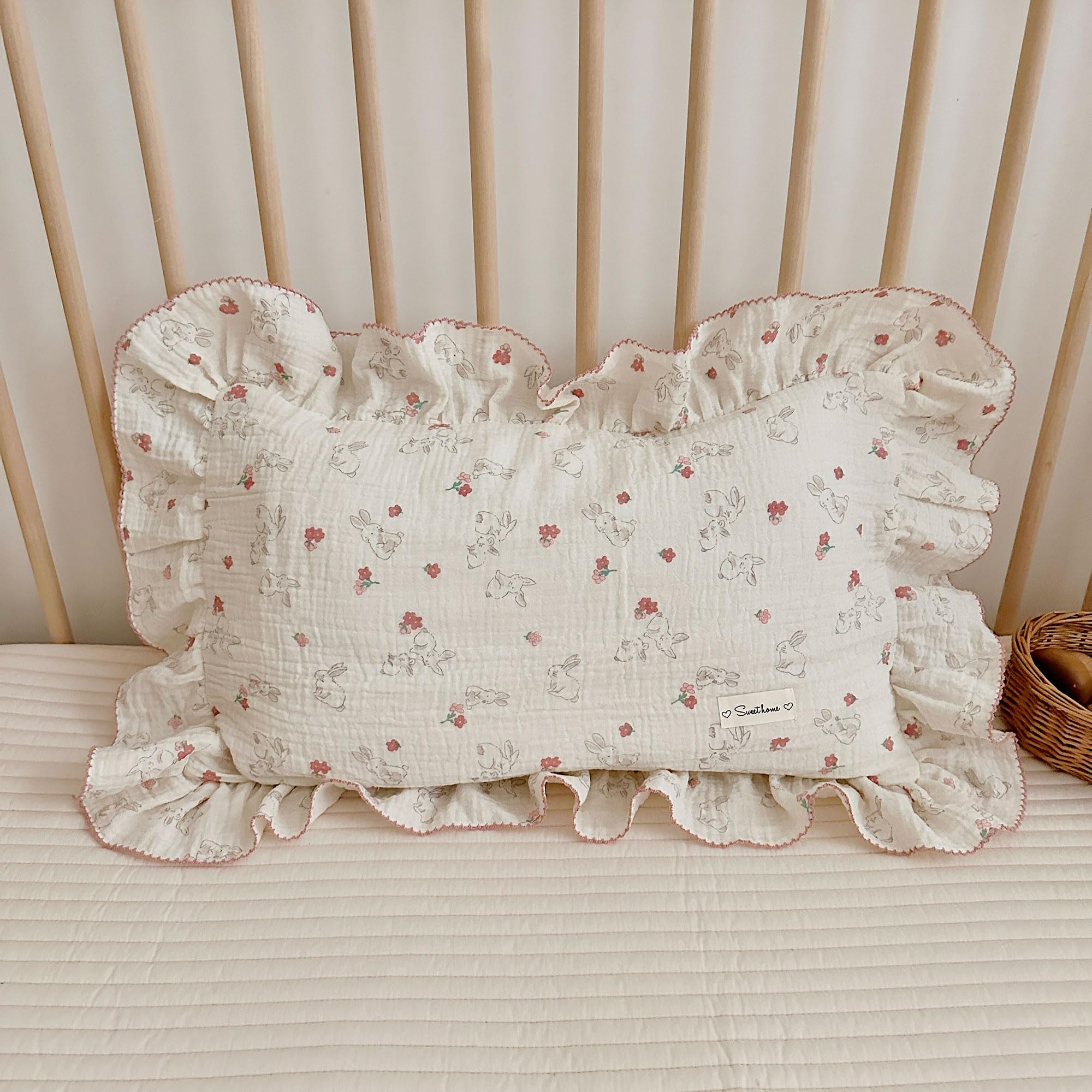 AOJIM pillowcase shown for travel with stroller use and compact design.