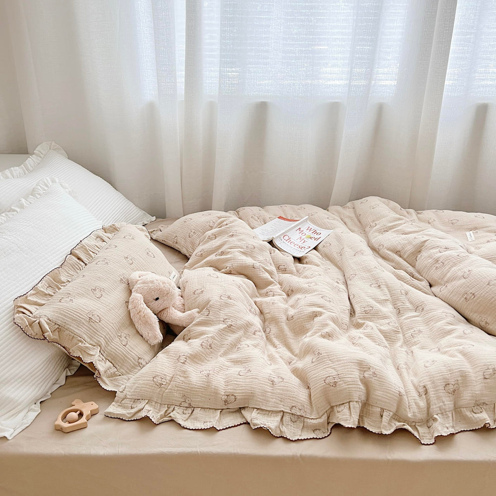 AOJIM Duvet Cover fits stroller or travel use for on-the-go comfort.