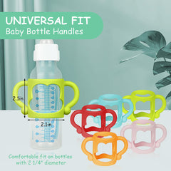 Aolso Dr. Brown's compatibility handle fits narrow bottles for reliable feeding grip.