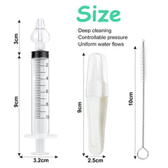 Aolso silicone nasal tips soft contact with baby’s nose