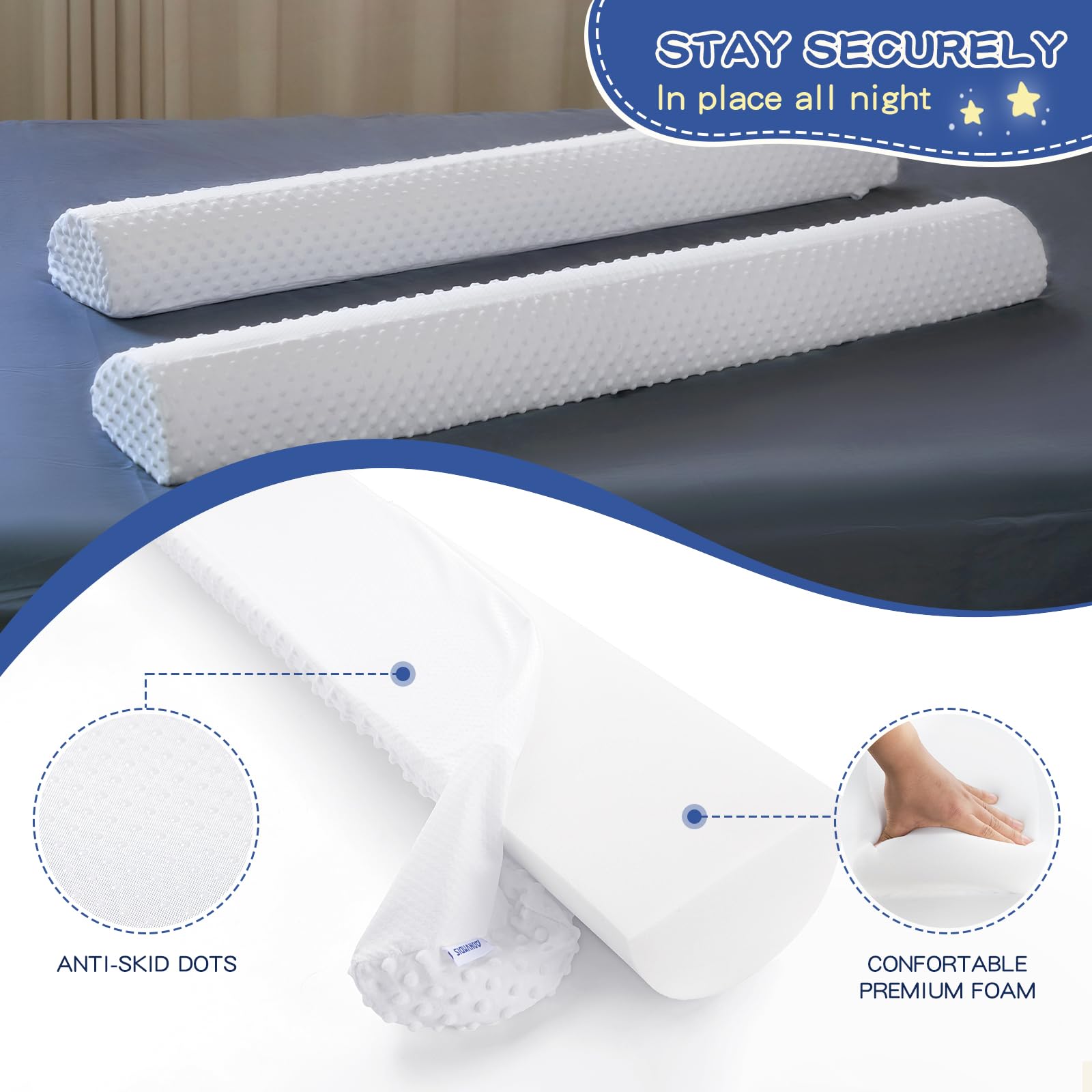 Aonvmdis removable cover is machine washable for easy care.