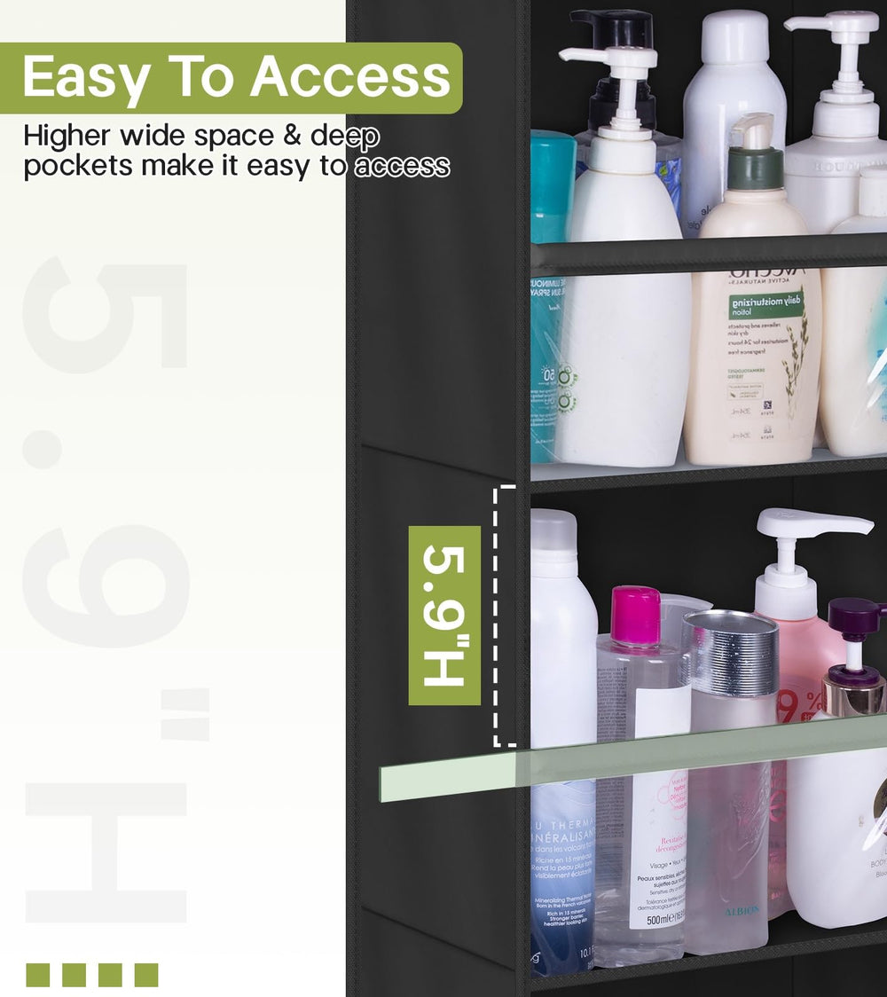 AOODA clear PVC window lets you find items at a glance.