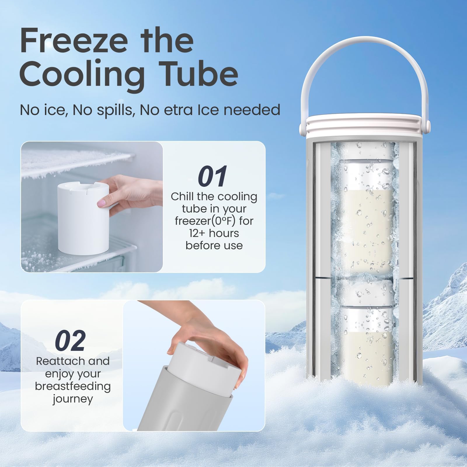 AOOTSMILE 316 stainless steel insulated design delivers durable, dent-resistant storage.