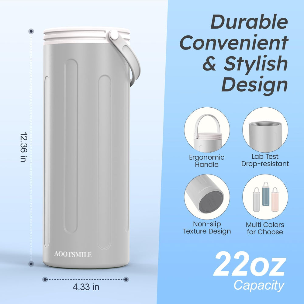 AOOTSMILE 360-degree cooling tube demonstrates even cooling without ice.