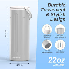 AOOTSMILE 360-degree cooling tube demonstrates even cooling without ice.