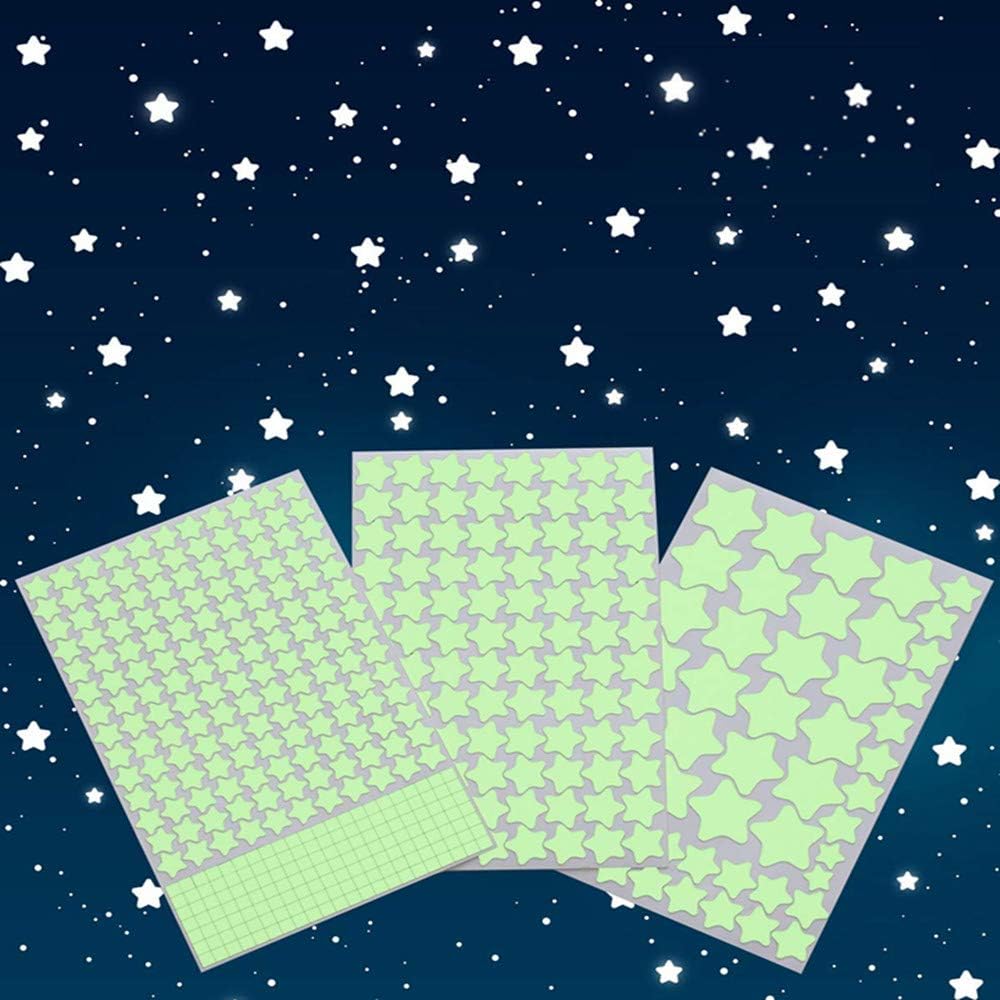 aooyaoo glow stars blue wide view show a starry ceiling for bedtime magic