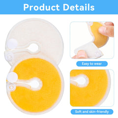 AORSOR stay-dry nursing pad soft material showcases comfortable, reusable design for daily use.