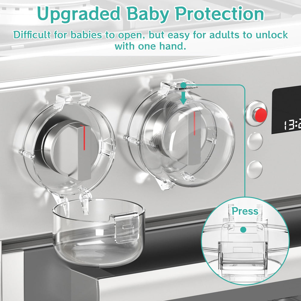 AOSITE stove knob covers adhesive application demonstrates simple, tool-free installation.