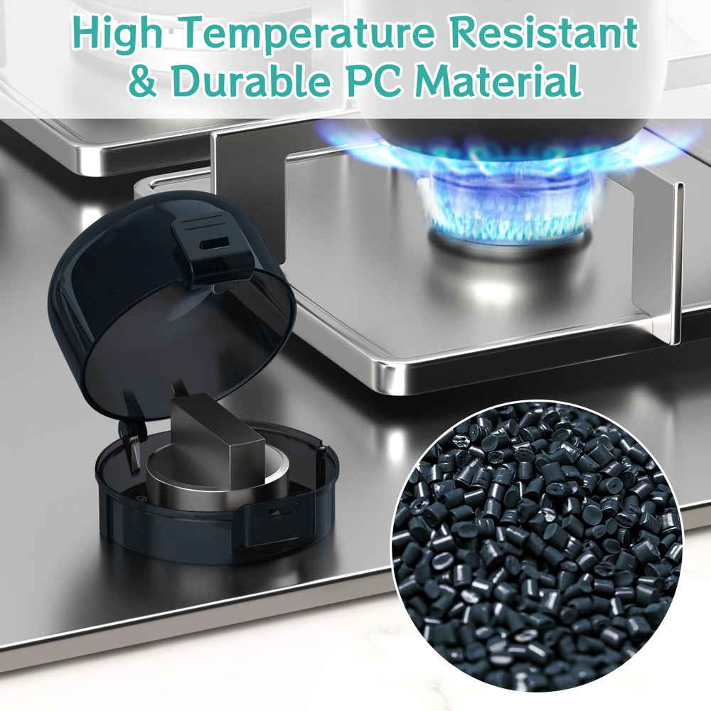AOSITE stove knob covers offer clear temperature control visibility.