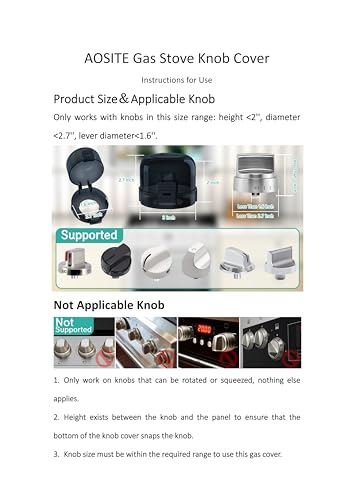 AOSITE universal-fit design with size guide aids proper fitting.