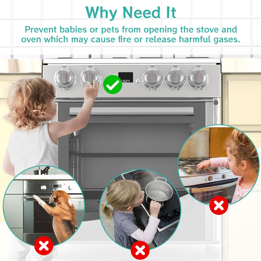 AOSITE universal fit example demonstrates compatibility with various stoves.