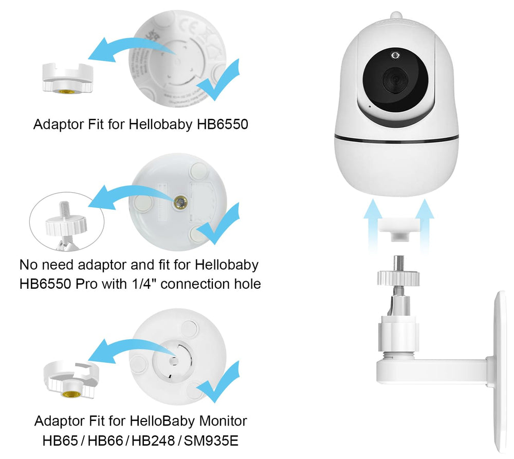 AOZTSUN 360-degree rotation and tilt for flexible camera positioning