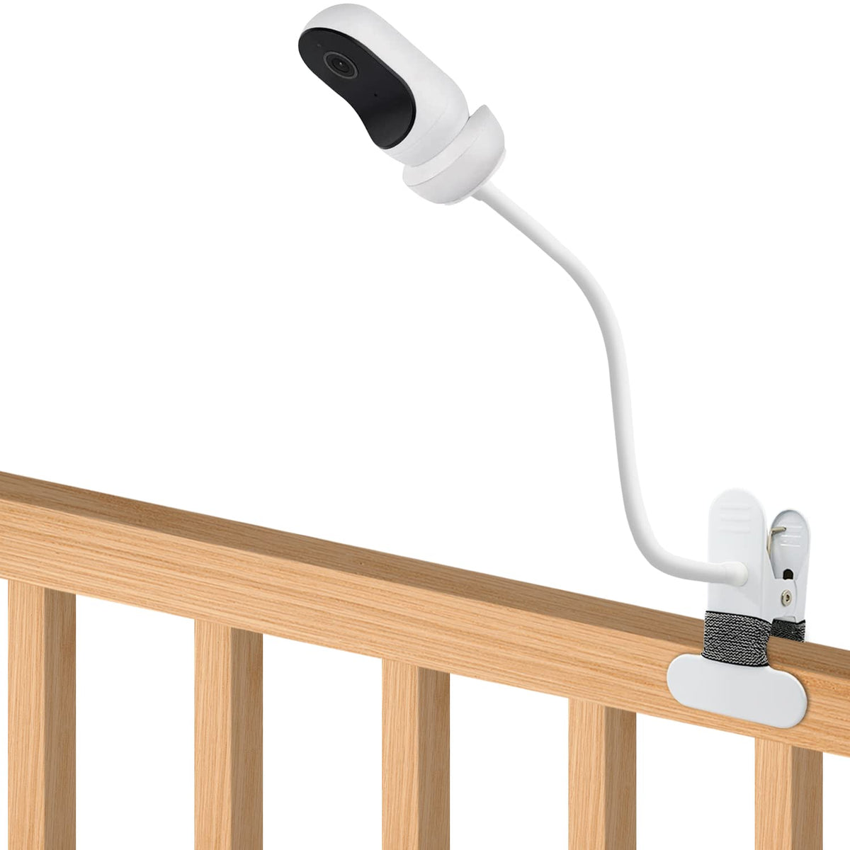 AOZTSUN baby monitor mount clip clamps securely to furniture for stable viewing.