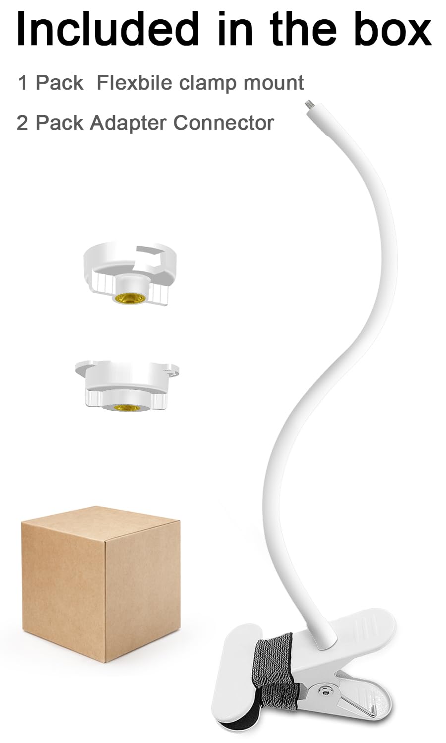 AOZTSUN crib-edge mount position for convenient nursery viewing
