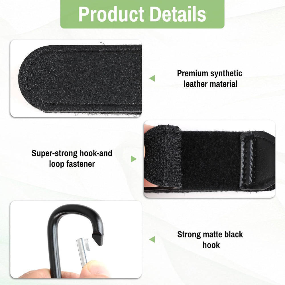 Aphohome stroller hook non-slip surface keeps items in place during movement