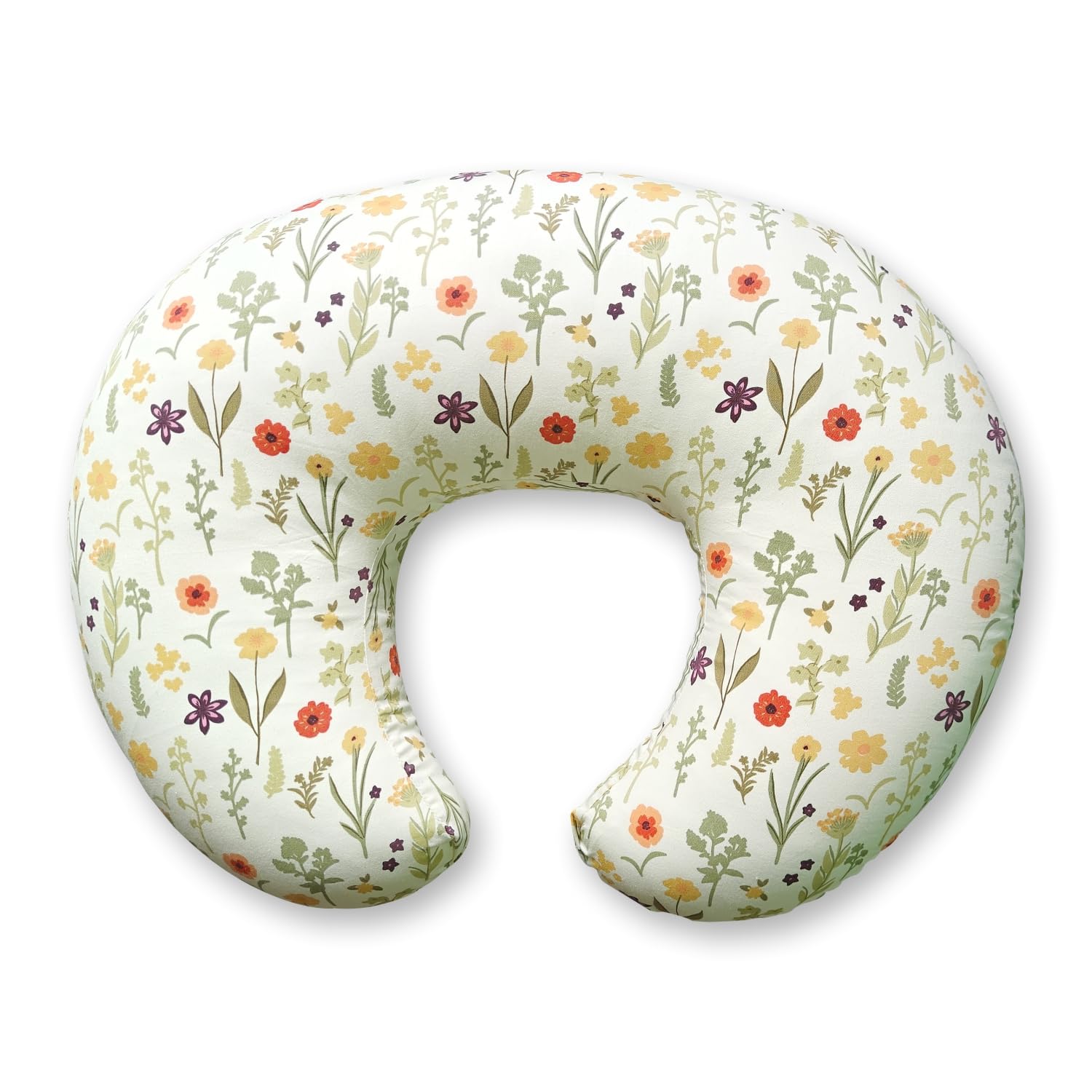 Aphrfamma nursing pillow front view showing ergonomic feeding support for mom and baby