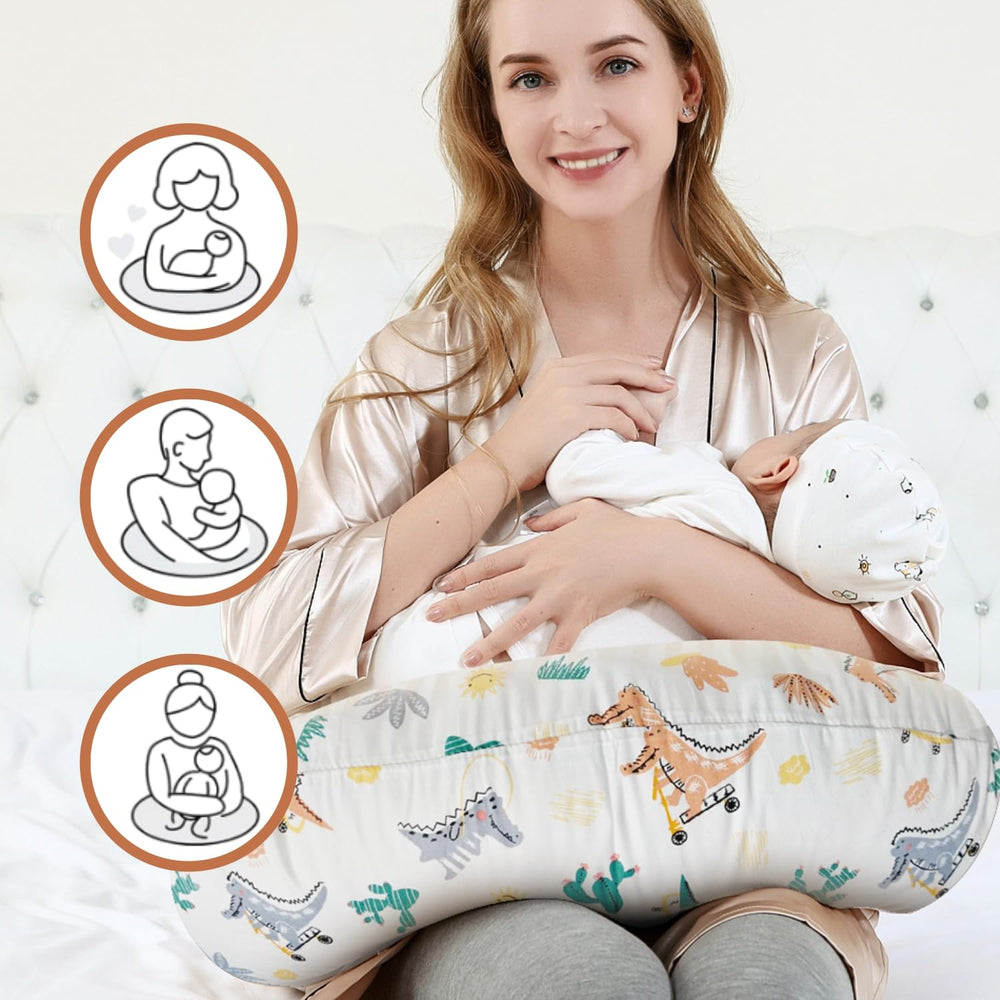 Aphrfamma nursing pillow makes a thoughtful registry or baby shower gift.