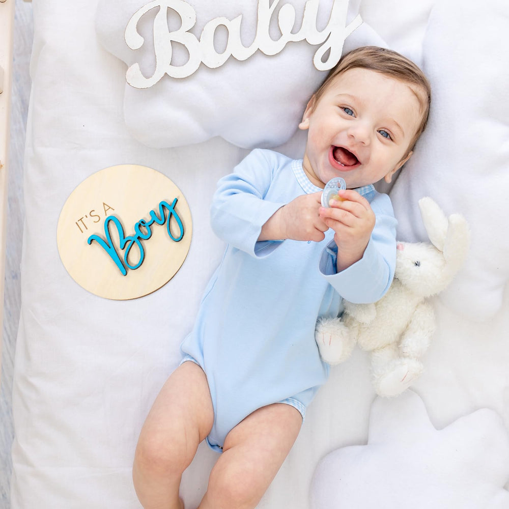 Aphumedc bamboo sign blue back blank diy, customizable keepsake for future sessions.