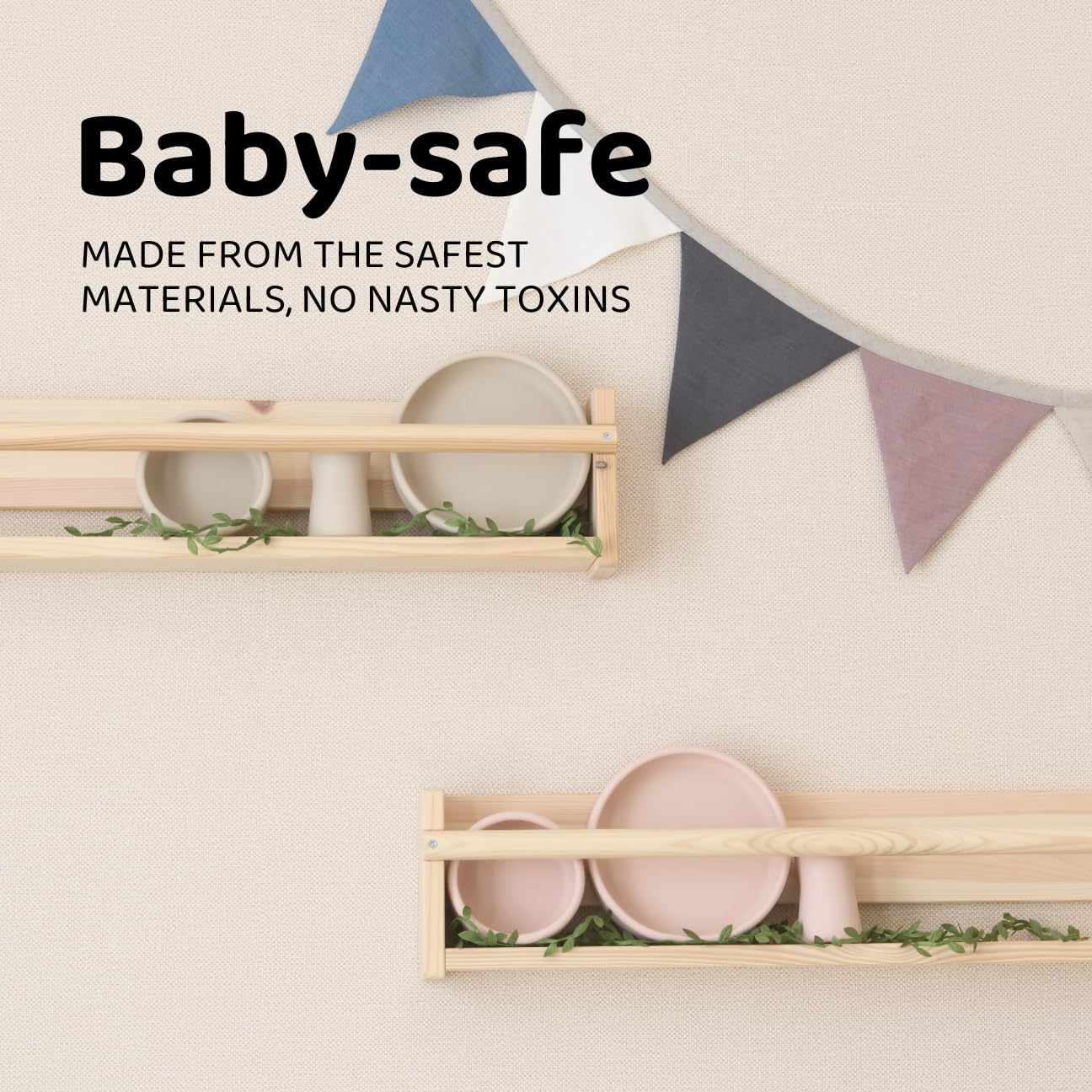APLAINR food-grade silicone close-up, BPA-free and safe for babies