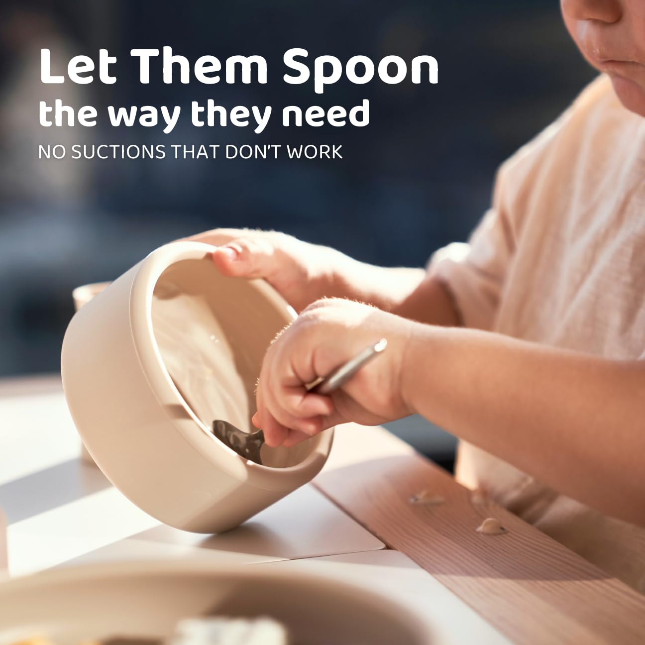 APLAINR set of 3 silicone feeding pieces for independent eating