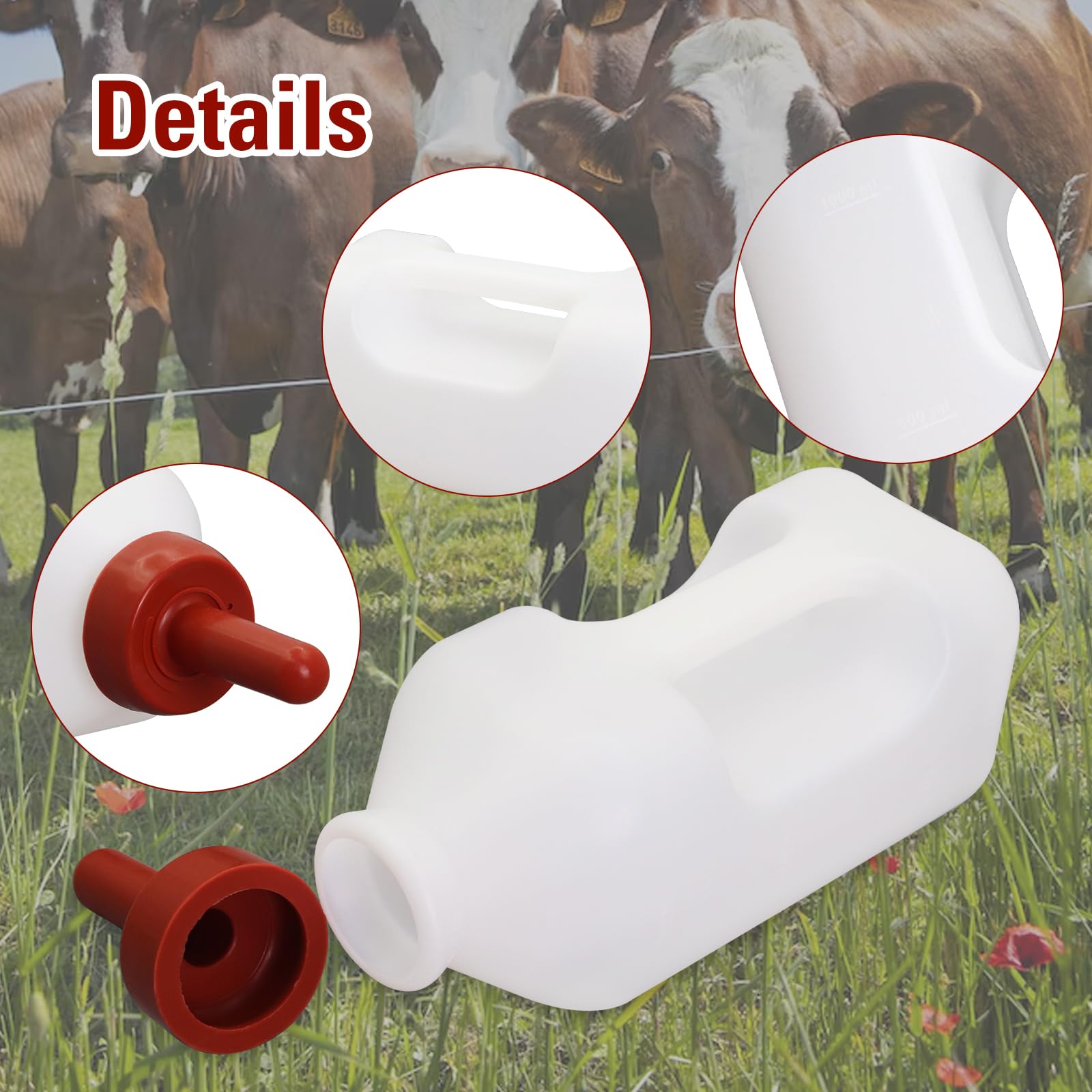 APlayfulBee chew-resistant nipple detail supports durable calf feeding.