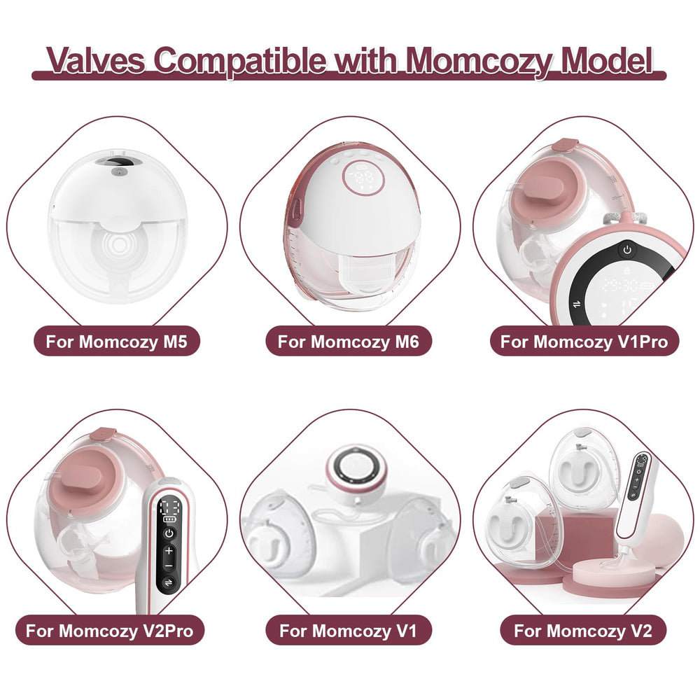 APMOOM duckbill valves and diaphragm promote anti-backflow and easy cleaning.