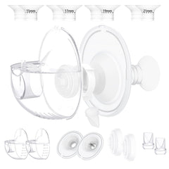 APMOOM M5 two full sets milk collector cups for backup pumping and reliable fit.