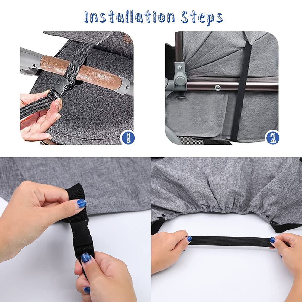 Apol Pram Sunshade UV 50+ protection blocks harsh sun rays