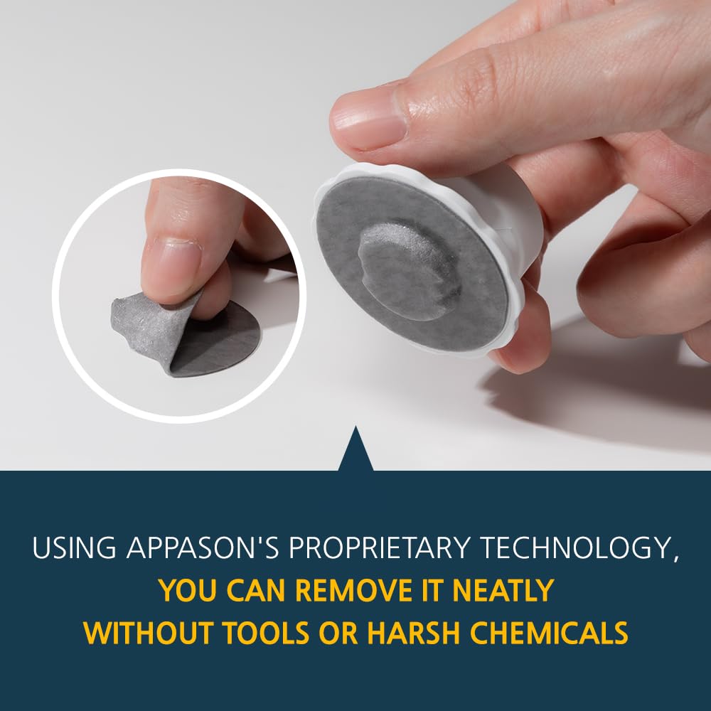 Appason 3M adhesive installation anchors securely without drilling or screws