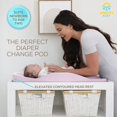 Apricity Baby extra-large 31.5x19.7 inch pad grows with your child.
