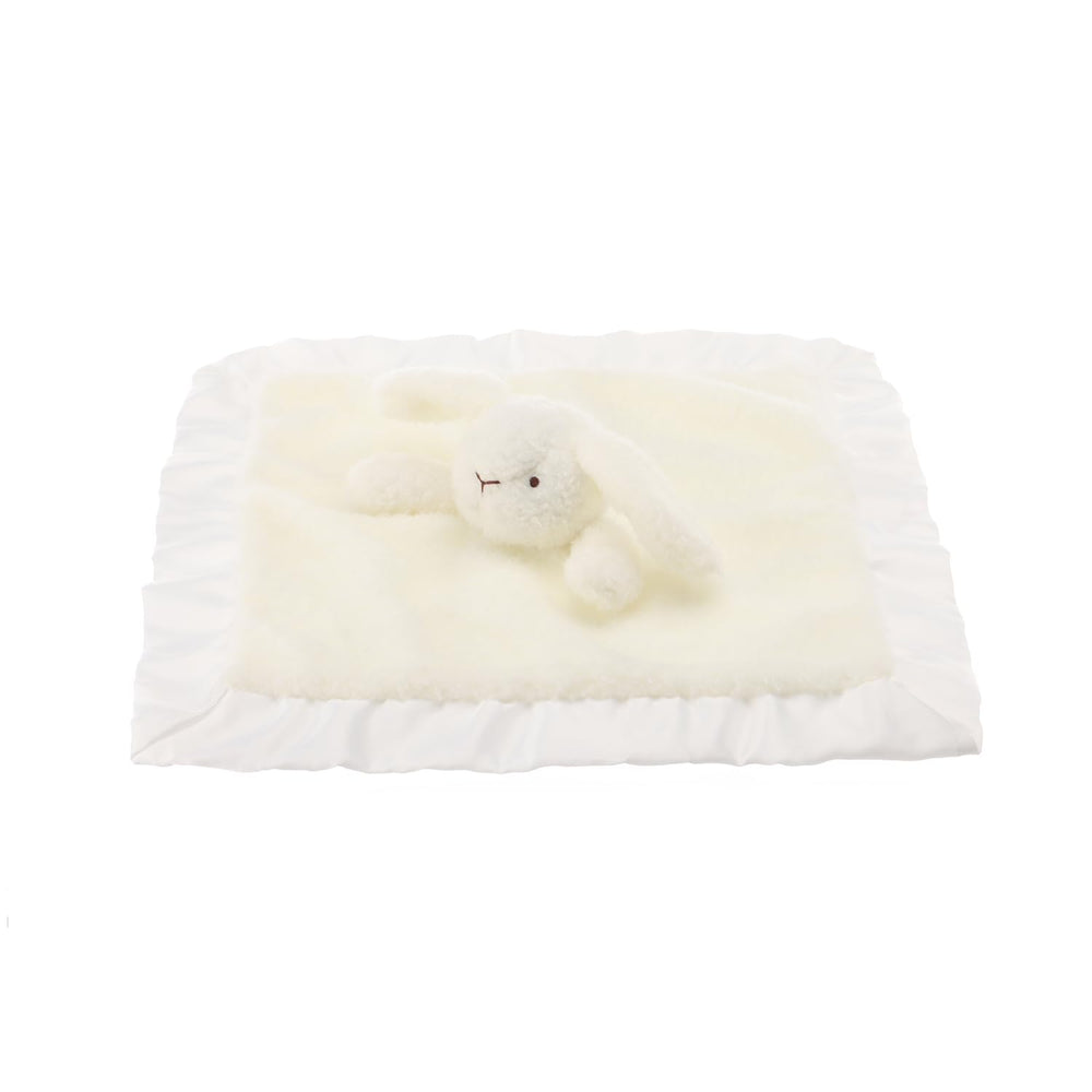 Apricot Lamb 14-inch bunny for baby highlights perfect size for safe exploration.